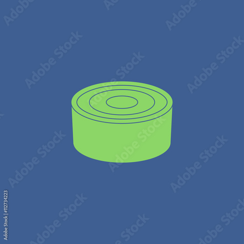 cans - canned food. Vector concept illustration for design
