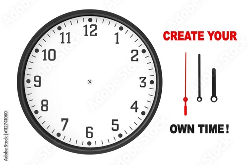 Create your own time! Uhrzeit zum selber machen! photo