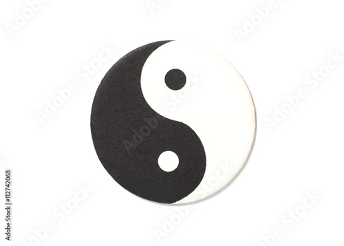 Wallpaper Mural Yin-Yang symbol made of paper Torontodigital.ca