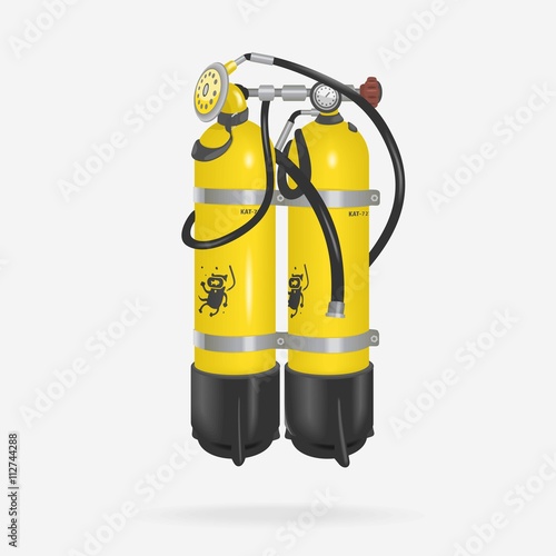 Vector Oxygen Cylinder Diving