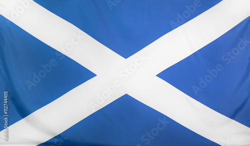 Scotland Flag real fabric seamless close up