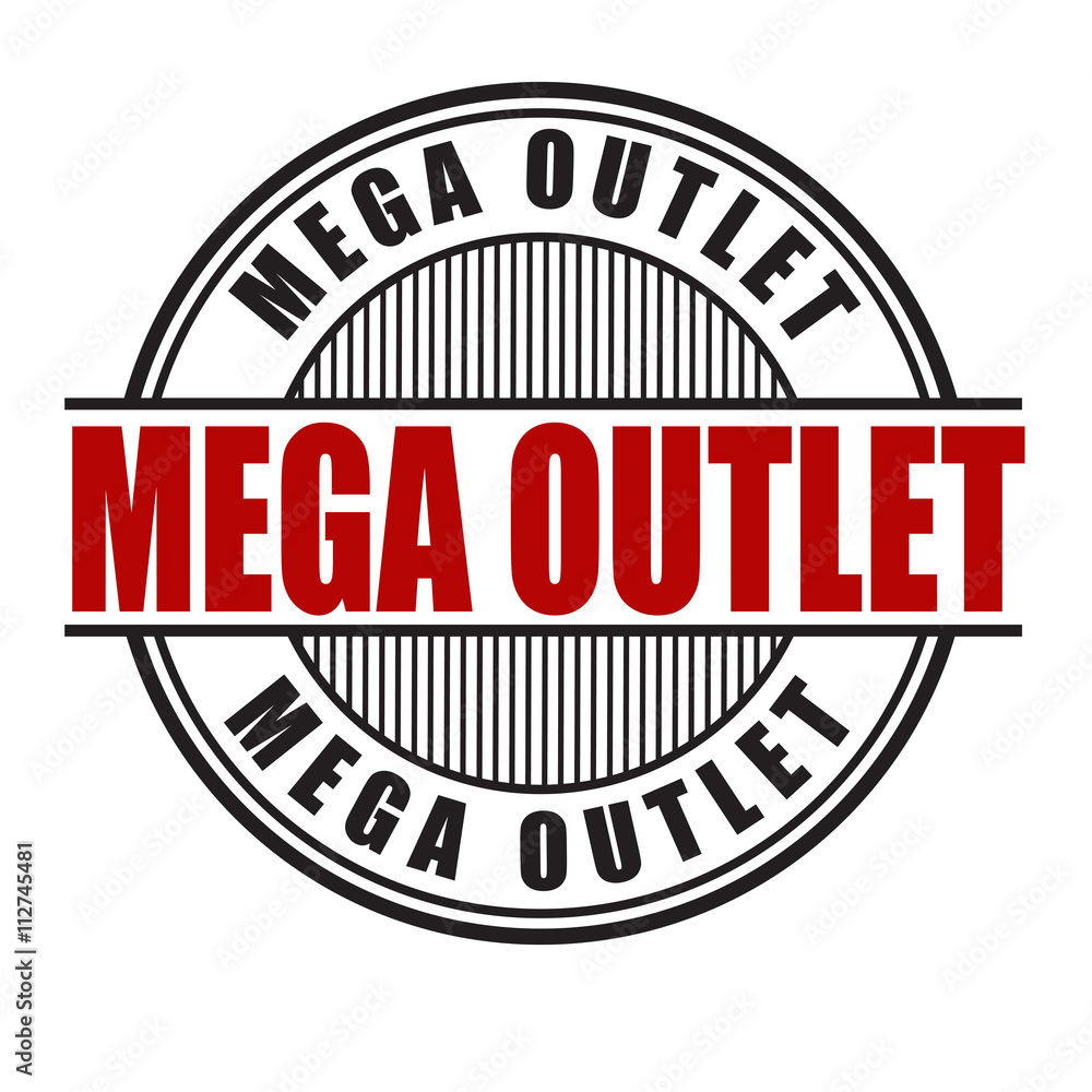 Mega outlet stamp Mega outlet stamp