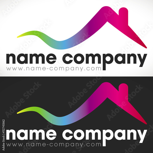 logo peintre peinture maison décorateur 