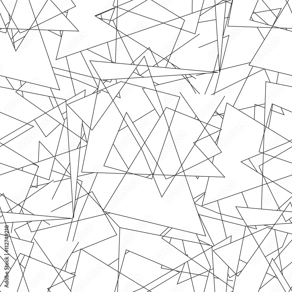 Seamless Geometric Pattern Black And White Design For Wallpaper Fabric  Textile Wrapping Simple Background Stock Illustration  Download Image Now   iStock