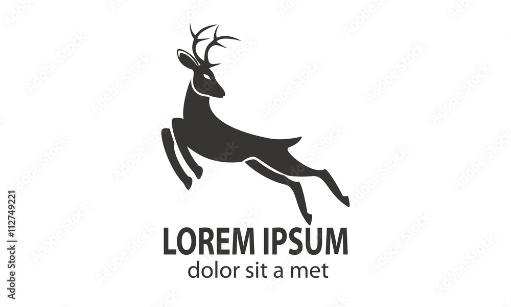 Deer Logo Design Deer Logo Design
