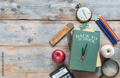 Back to school background w...