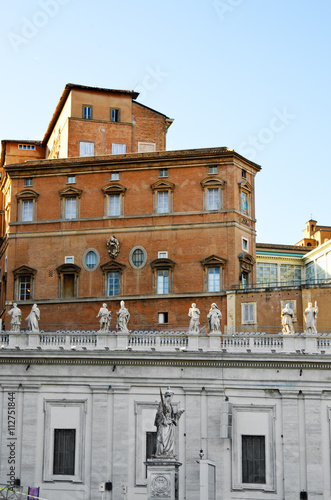Building with statues in Vatican