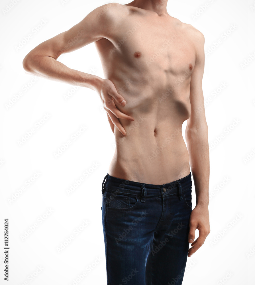 really skinny person