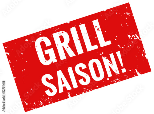 grill saison stempel rot