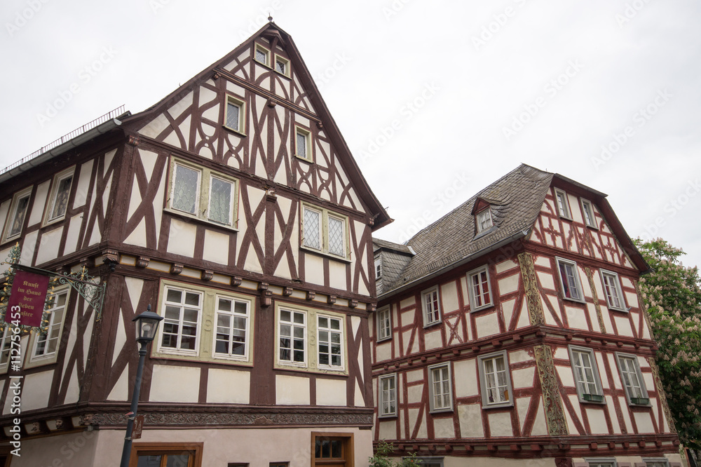 Fachwerkhaus in der Altstadt von Limburg an der Lahn