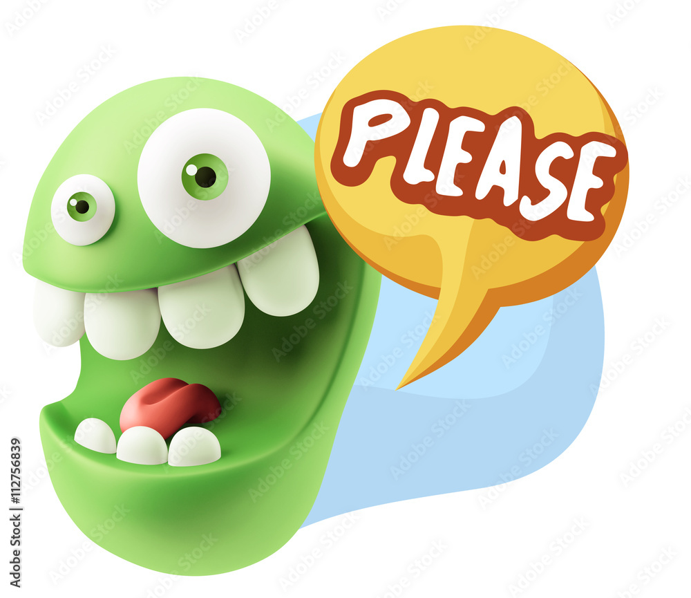 3d Illustration Laughing Character Emoji Expression saying Pleas 3d Illustration Laughing Character Emoji Expression saying Pleas