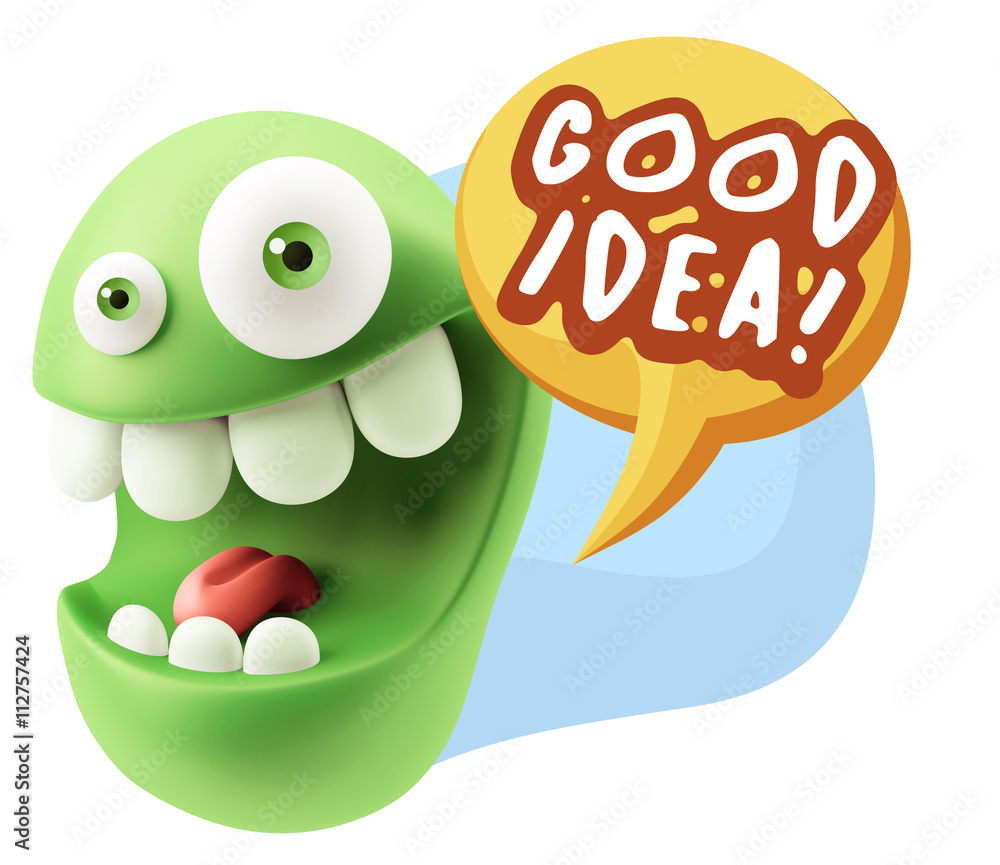 3d Rendering Smile Character Emoticon Expression saying Good Ide 3d Rendering Smile Character Emoticon Expression saying Good Ide