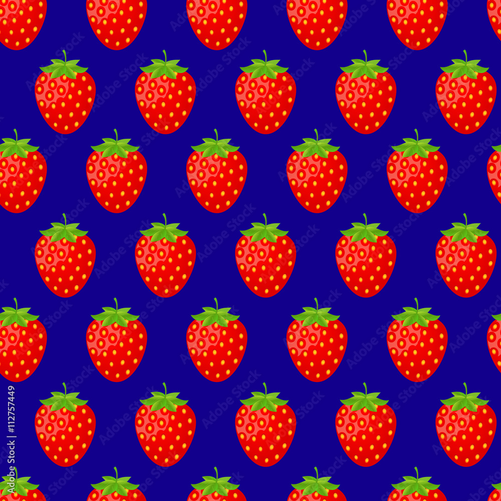 Strawberry seamless vector pattern Strawberry seamless vector pattern