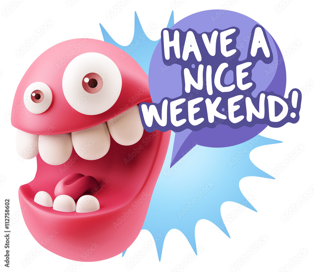 3d Illustration Laughing Character Emoji Expression saying Have 3d Illustration Laughing Character Emoji Expression saying Have