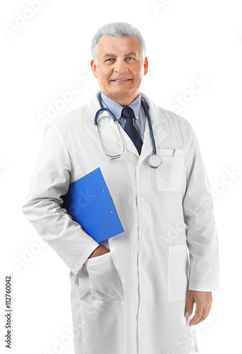 Professional doctor with cl...