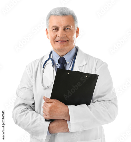 Professional doctor with cl...