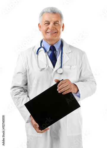 Professional doctor with cl...