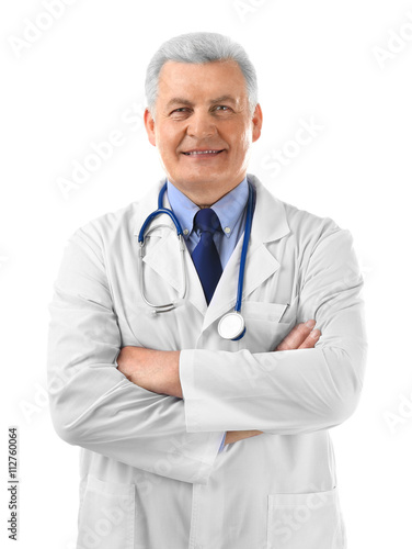 Professional doctor with st...