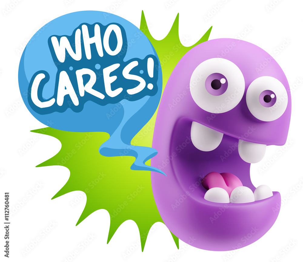 3d Illustration Laughing Character Emoji Expression saying Who C 3d Illustration Laughing Character Emoji Expression saying Who C
