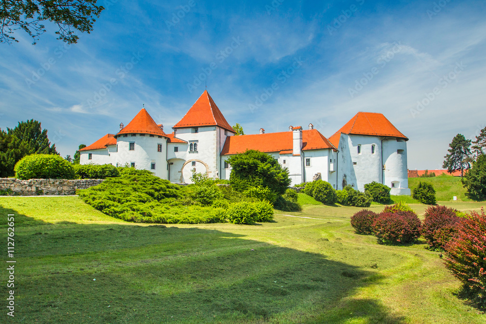 Old city castle in Varazdin, Croatia, originally built in the 13th century Old city castle in Varazdin, Croatia, originally built in the 13th century