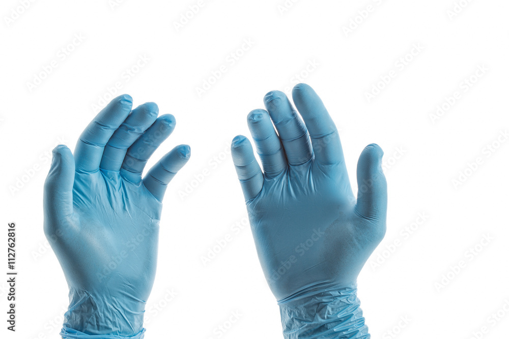 Obraz premium Einmalhandschuhe, Einweghandschuhe, Schutz, Arbeit, sauber, Hygi