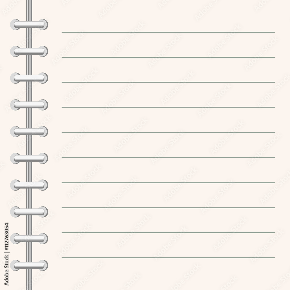 The reversal of the notebook. Page in line. The reversal of the notebook. Page in line.