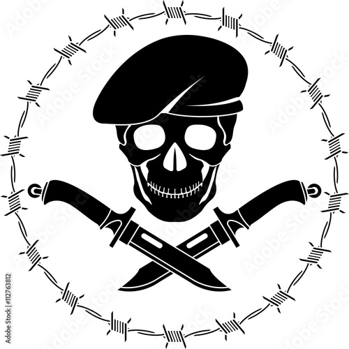 symbol of special forces. vector illustration