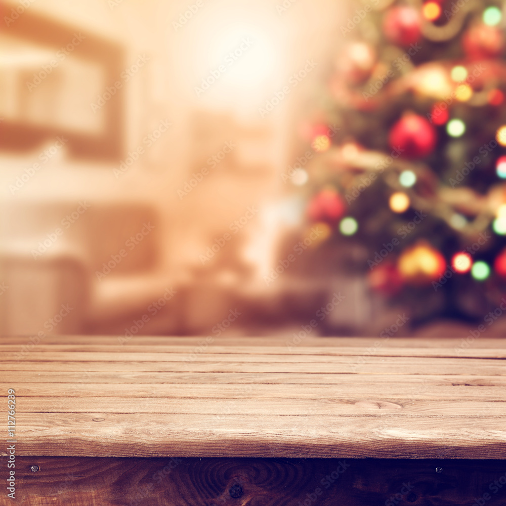 table background and xmas tree table background and xmas tree