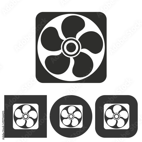 Fan - vector icon.