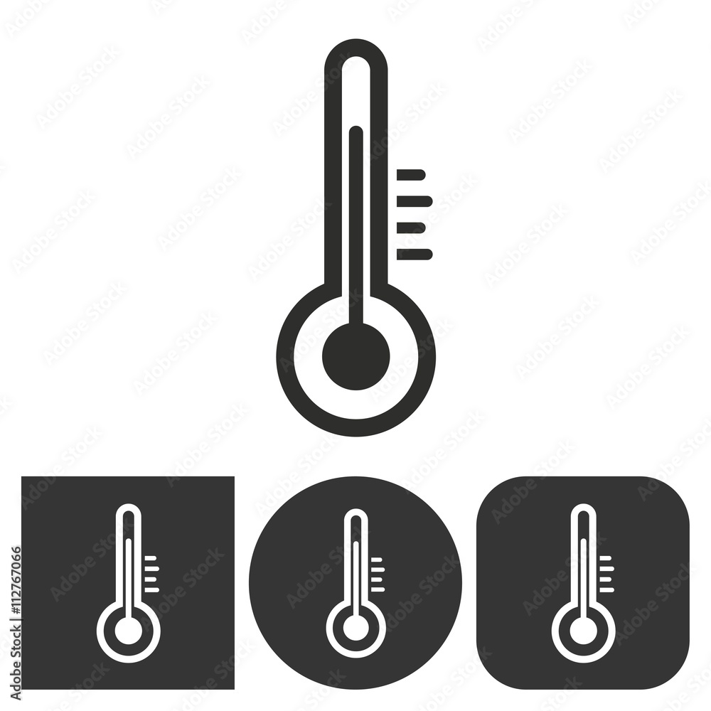 Thermometer - vector icon. Thermometer - vector icon.