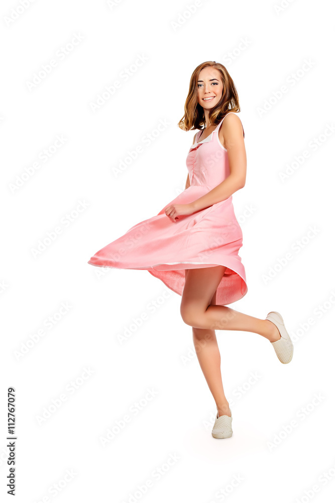 Naklejka premium dancing girl