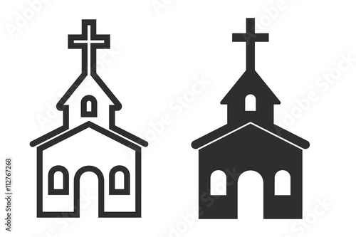 Church - vector icon.