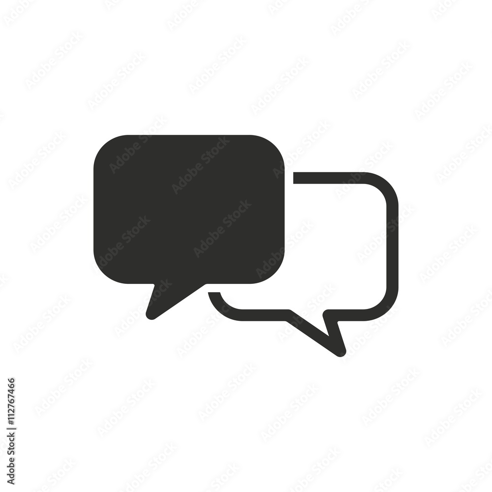 Communication bubble - vector icon. Communication bubble - vector icon.
