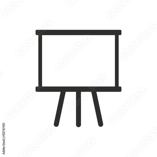 Diagram board - vector icon.