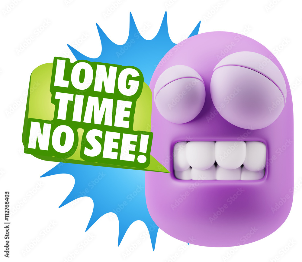 3d Illustration Laughing Character Emoji Expression saying Long 3d Illustration Laughing Character Emoji Expression saying Long