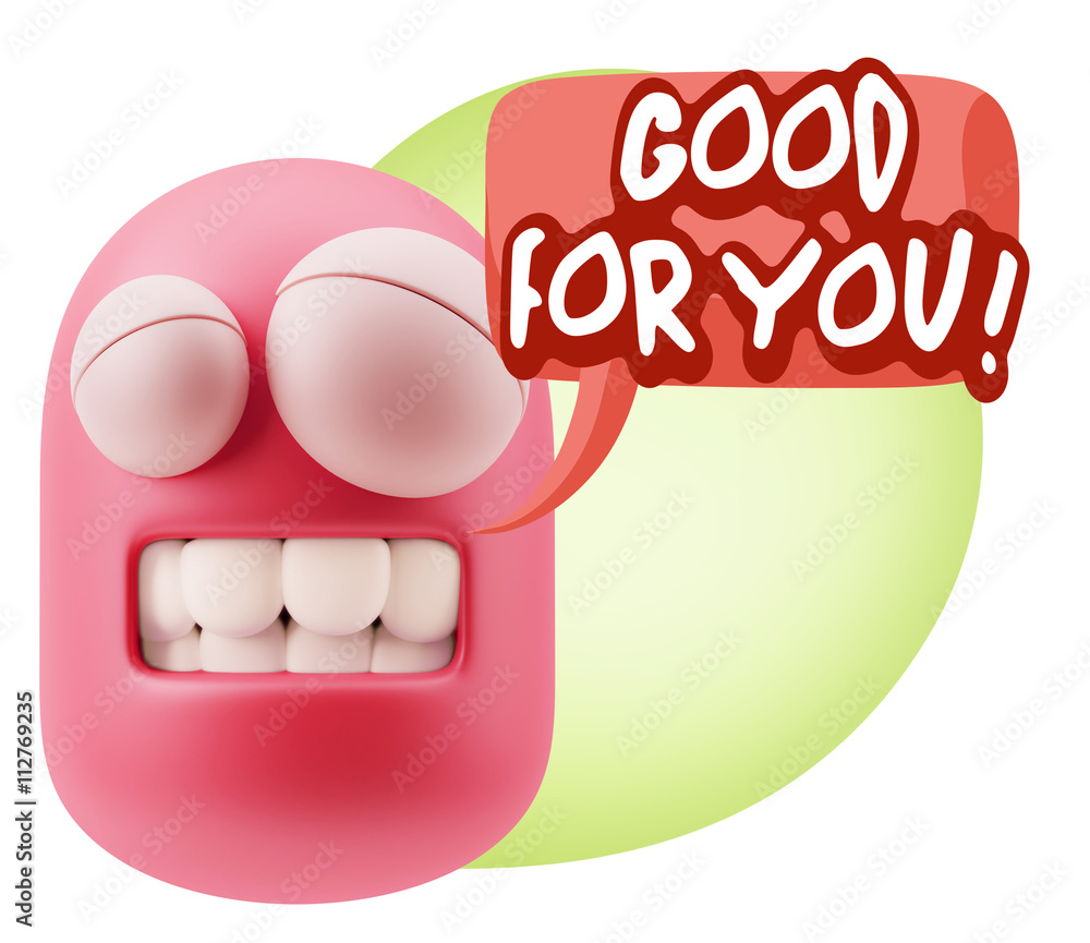 3d Rendering Smile Character Emoticon Expression saying Good For 3d Rendering Smile Character Emoticon Expression saying Good For