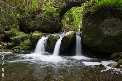 Waterfall in Mullerthal, also known as Little Switzerland