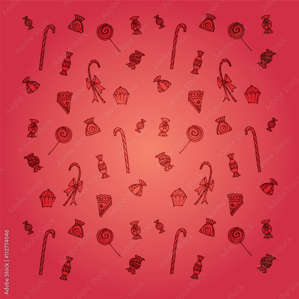 Candy sweets cake confectionary background Candy sweets cake confectionary background