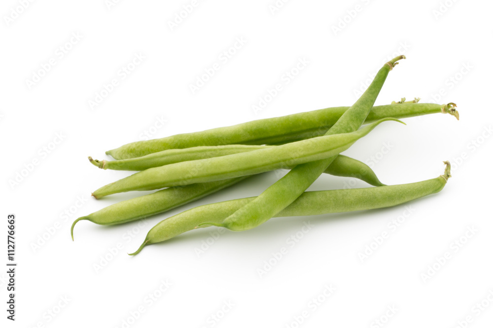 Green beans isolated on a white background. Green beans isolated on a white background.