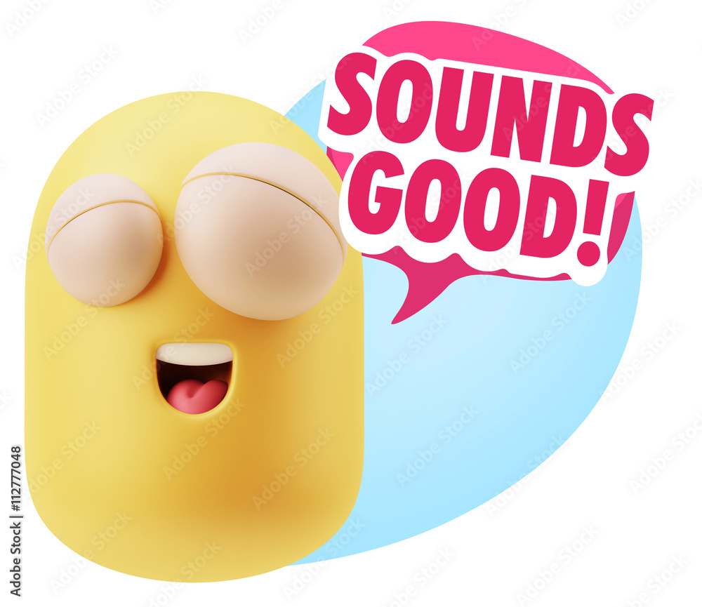 3d Illustration Laughing Character Emoji Expression saying Sound 3d Illustration Laughing Character Emoji Expression saying Sound