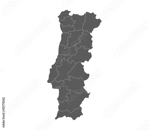 map of portugal with regions