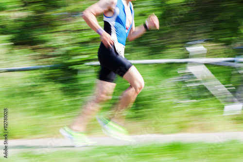 runner at a foot race