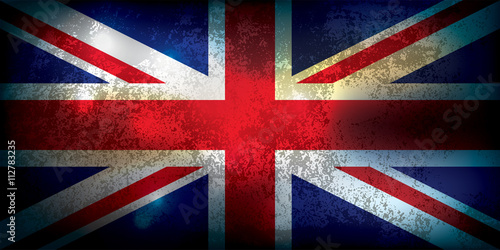 Union Jack Grunge Flag Illustration