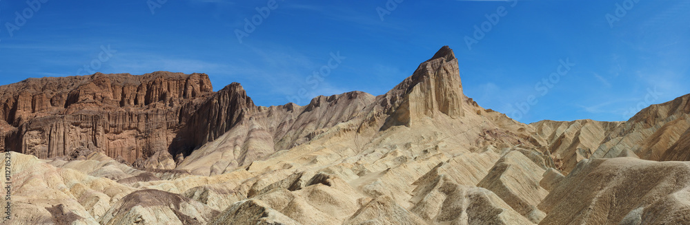 Panorama Backside of Zabriski Point Death Valley National Park