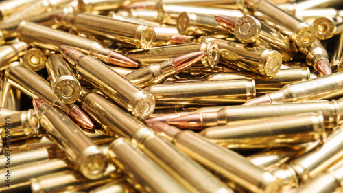Leinwand Poster Golden ammunition