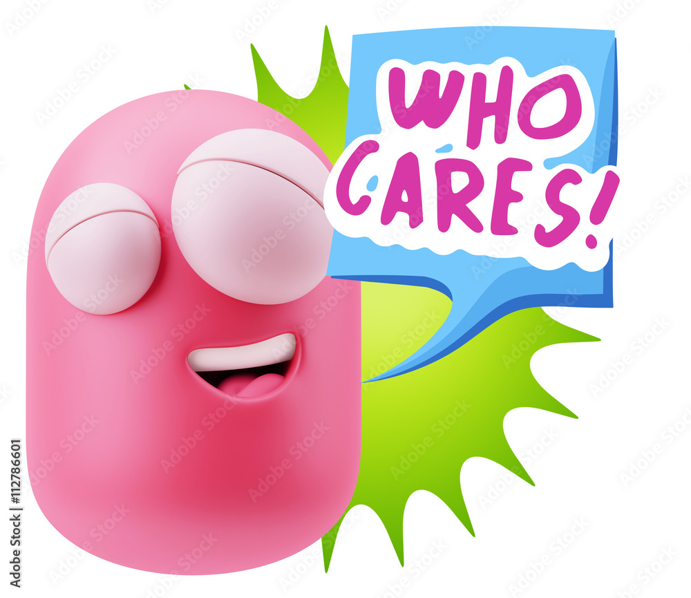 3d Illustration Laughing Character Emoji Expression saying Who C 3d Illustration Laughing Character Emoji Expression saying Who C