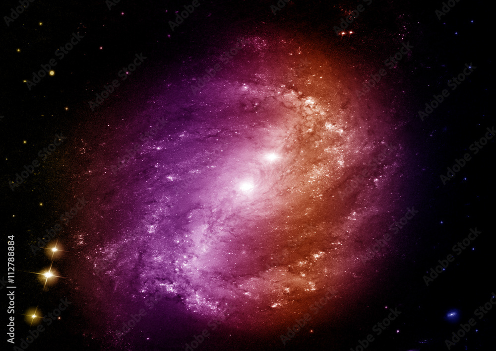 galaxy in a free space galaxy in a free space