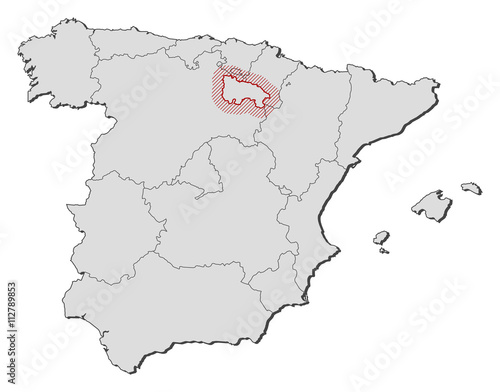 Map - Spain  La Rioja