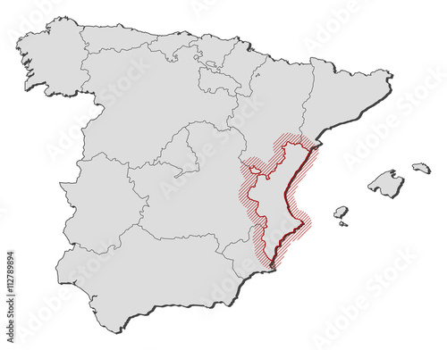 Map - Spain  Valencian Community