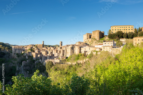 Sorano - beautiful medieval town in Tuscany  Italy